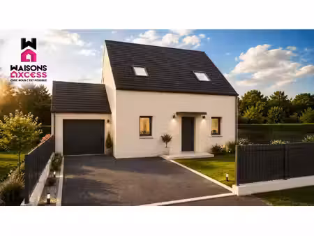 terrain avec maison neuve à vendre