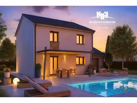 terrain avec maison neuve à vendre