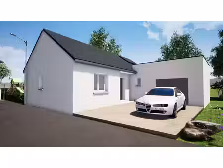 terrain avec maison neuve à vendre