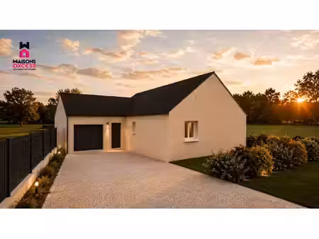 terrain avec maison neuve à vendre