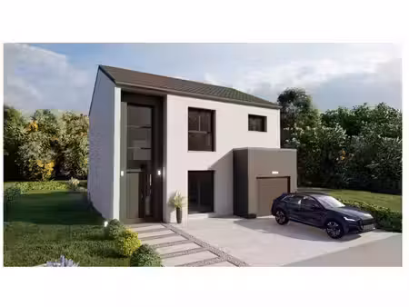 terrain avec maison neuve à vendre