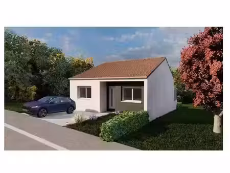 terrain avec maison neuve à vendre