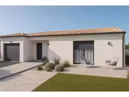 terrain avec maison neuve à vendre