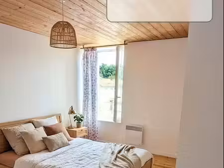 ? maison charentaise de 75 m² – 2 ch – prête à vivre  sans travaux