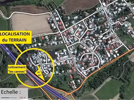 beauvallon - terrain viabilise - 550 m2