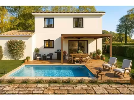 terrain avec maison neuve à vendre