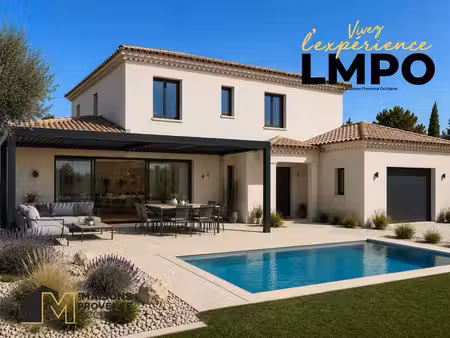 terrain avec maison neuve à vendre
