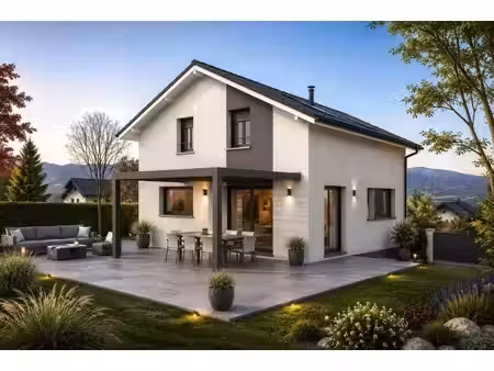 terrain avec maison neuve à vendre