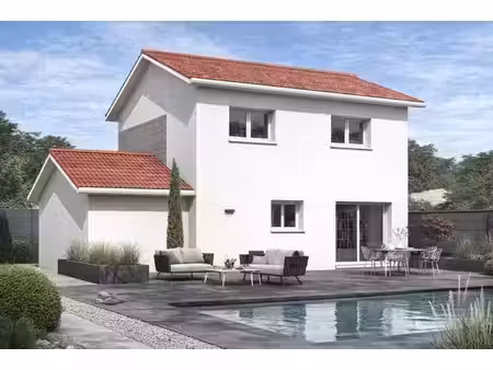 terrain avec maison neuve à vendre