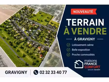 terrain 758 m² le vieil evreux