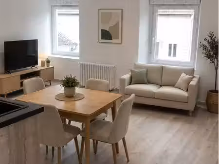 superbe t2 haut de gamme meublé + terrasse s+ parking