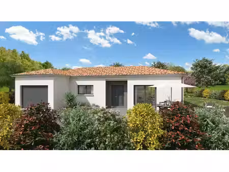 terrain avec maison neuve à vendre