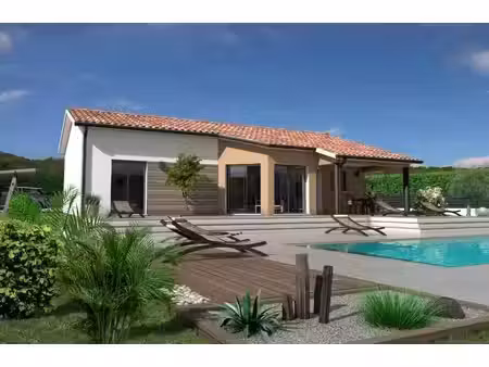 terrain avec maison neuve à vendre