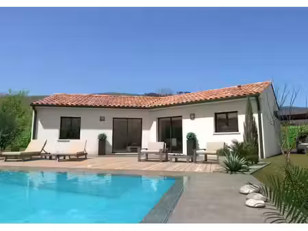 terrain avec maison neuve à vendre