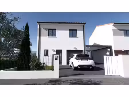 terrain avec maison neuve à vendre