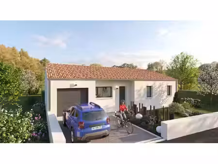 terrain avec maison neuve à vendre