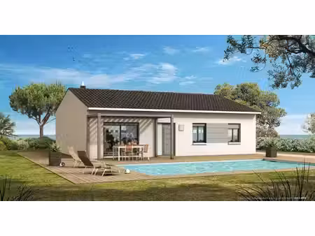 terrain avec maison neuve à vendre