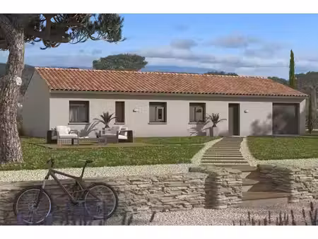 terrain avec maison neuve à vendre