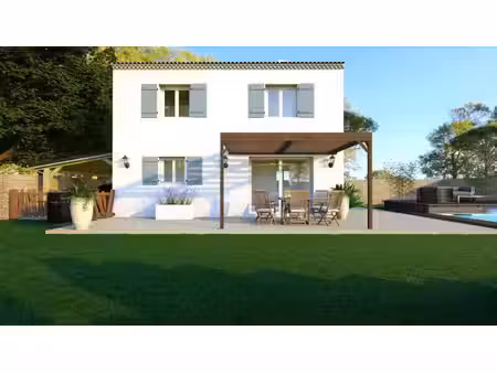 terrain avec maison neuve à vendre