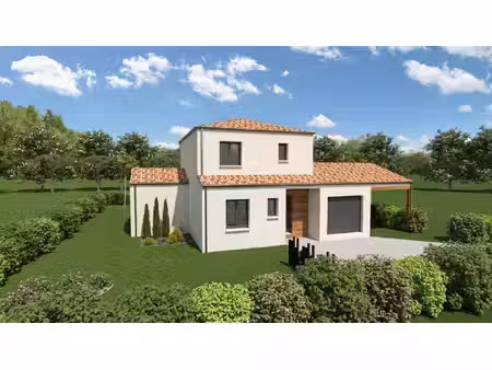 terrain avec maison neuve à vendre