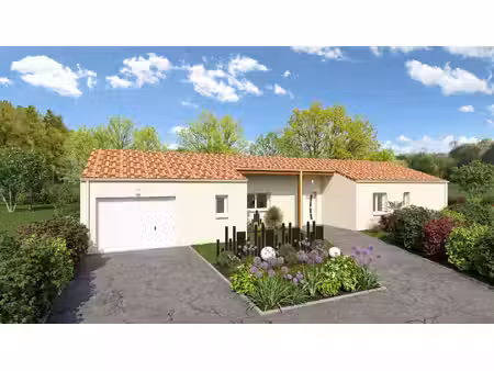 terrain avec maison neuve à vendre