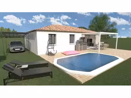 terrain avec maison neuve à vendre