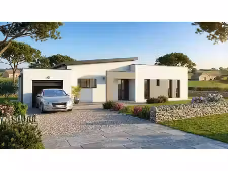 terrain avec maison neuve à vendre
