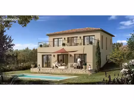 terrain avec maison neuve à vendre