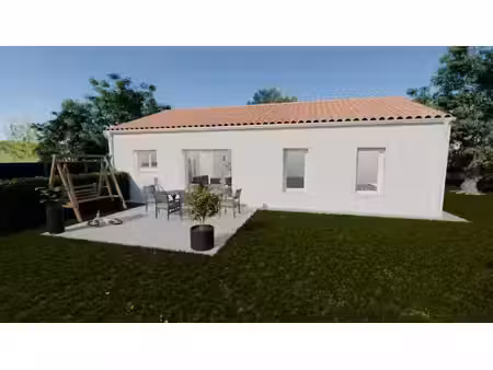 terrain avec maison neuve à vendre