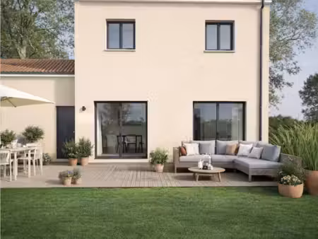 terrain avec maison neuve à vendre