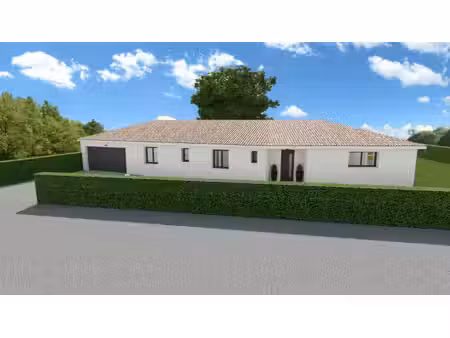 terrain avec maison neuve à vendre