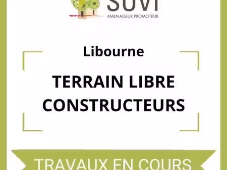 terrain 296 m² libourne