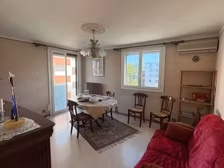 béziers – appartement f3 de 60 m² avec garage privé  cellier et balcon