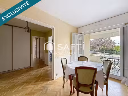 3 pièces 75 m² avec balcon  cave et parking