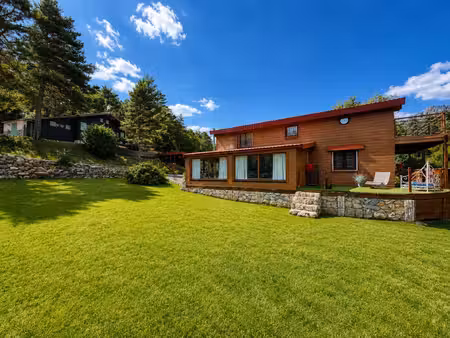 maison bois 181 m² + maison indépendante 48 m² – à vendre 7 pièces andon (06)