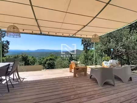 maison nid d'aigle - fayence - vaste terrain - vue imprenable - garage