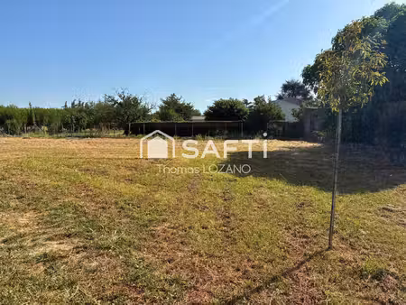 terrain a batir de 551 m2 plat et viabilisé