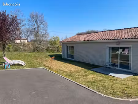 maison 80m² avec piscine