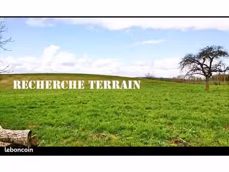 recherche terrain à acheter
