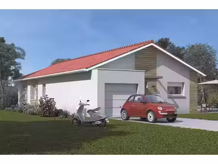 terrain avec maison neuve à vendre