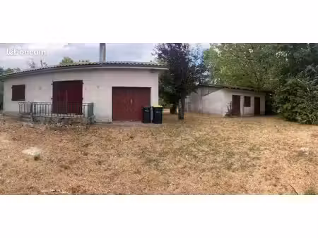 maison + dépendance + terrain