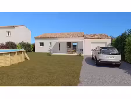 terrain avec maison neuve à vendre