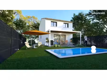 projet de construction d'une maison 85 m² avec terrain à campagnan (34)