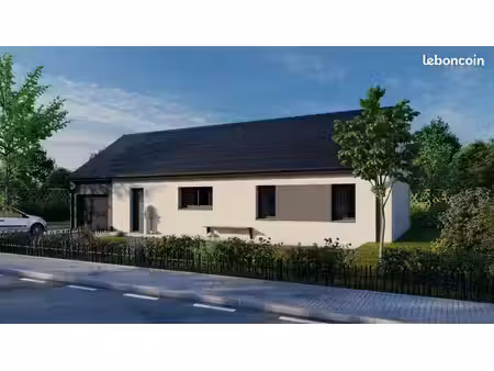 projet de construction d'une maison 92.85 m² avec terrain à azay-sur-cher (37)