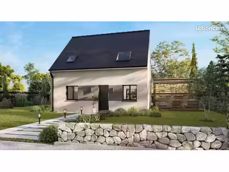 projet de construction d'une maison 93.6 m² avec terrain à azay-sur-cher (37)