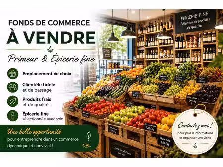 fonds de commerce primeur & épicerie