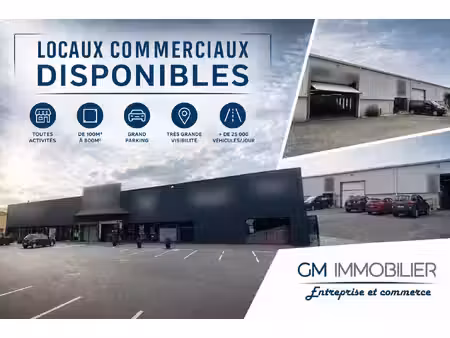 hagetmau ensemble commercial 2 800 m² sur terrain de 8 873 m²