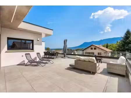 la motte servolex - maison de 2025 de 160 m2 - terrain de 627 m2 piscinable - vue montagne