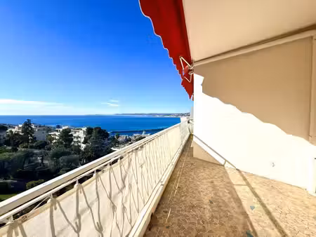 vente 3p - nice mont boron- vue mer-garage-cave