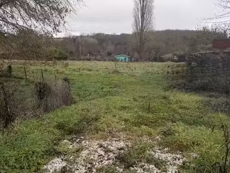 vente terrain 1400 m² bieujac (33210)